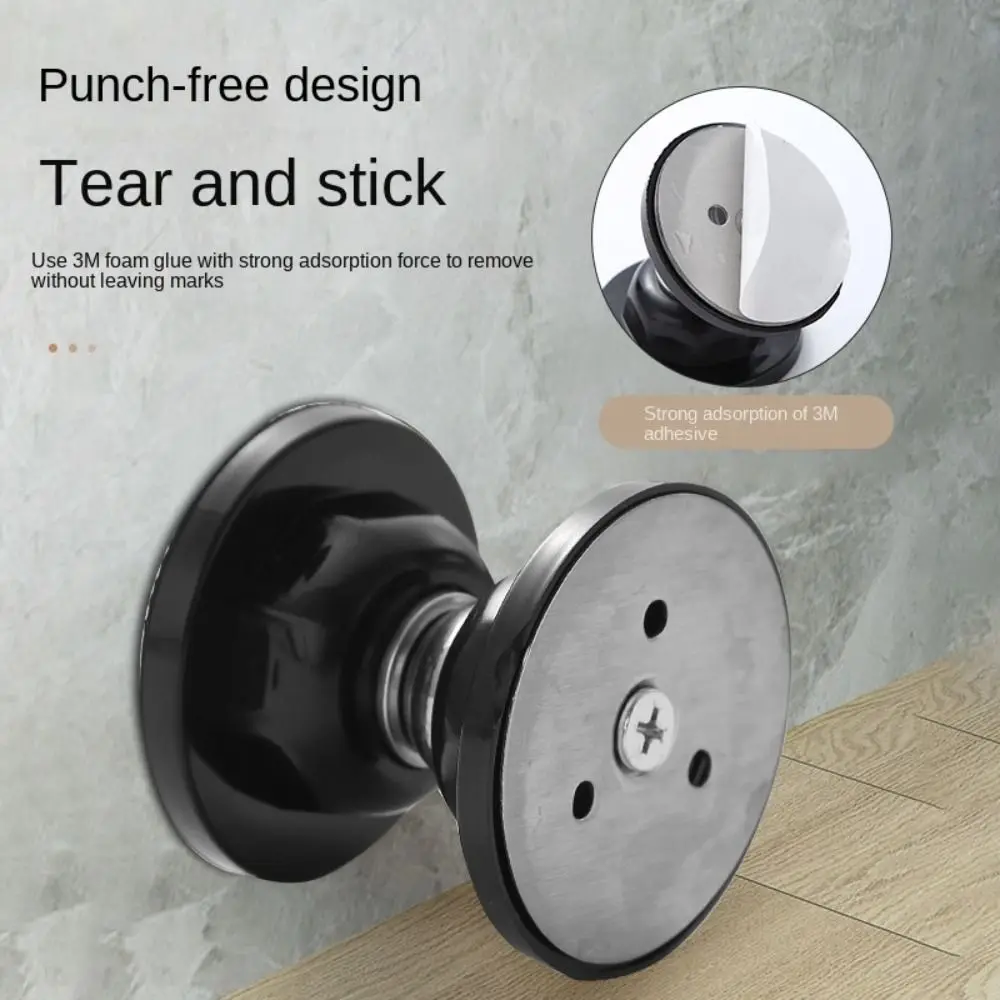 

Silent Strong Magnetic Door Suction Free-punch Anti-collision Door Stopper Bumper Safety Door Stop Bedroom