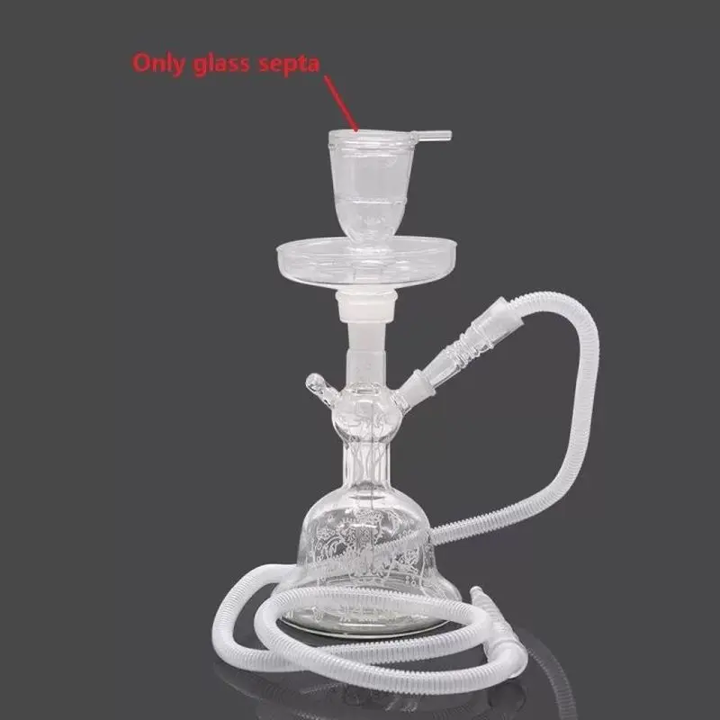 62mm Glass Screen Hookah Plate Charcoal Foil Charcoal Holder Portable Glass Hookah Bowl Accessories For Shisha