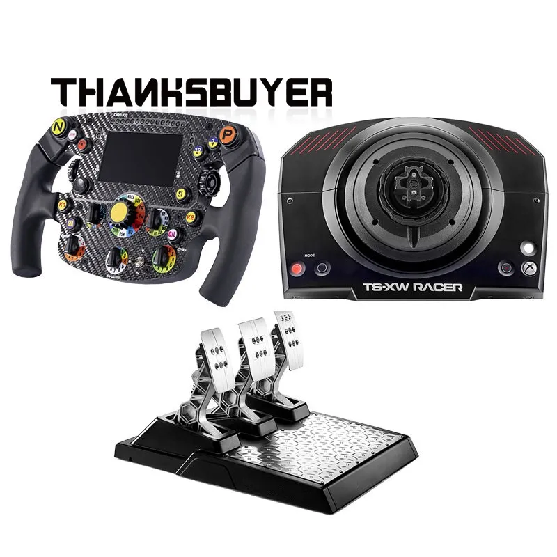 

Formula Wheel Add-On SF1000 Edition Steering Wheel + TS-XW Servo Base + T-LCM Pedals for Thrustmaster