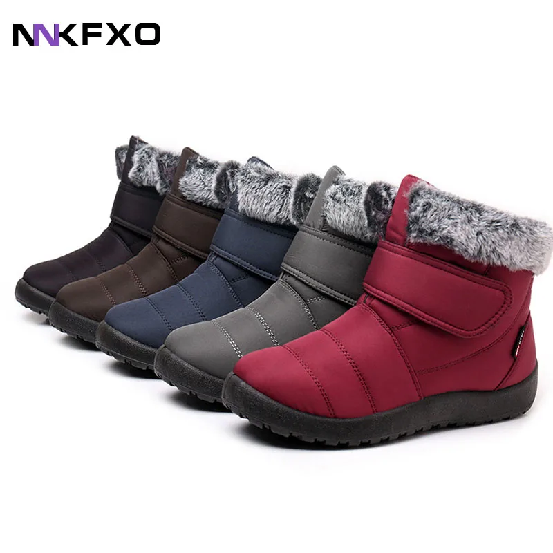 

Winter Women Boots Waterproof Snow Boots Fashion Winter Shoes Women Casual Lightweight Ankle Boots Botas Mujer Warm Women Boots