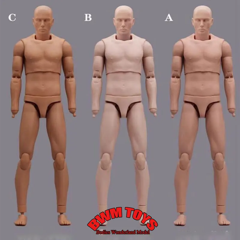 

In Stock DIY MAHA studio MH2201 1/6 Scale Male Soldier Action Figure Modular Basic Body with Multiple Replaces Hand Shape Head