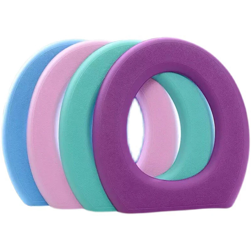 

Waterpoof Soft Toilet Seat Cover Bathroom Washable Closestool Mat Pad O-shape Toilet Seat Covers Bathroom Accessories