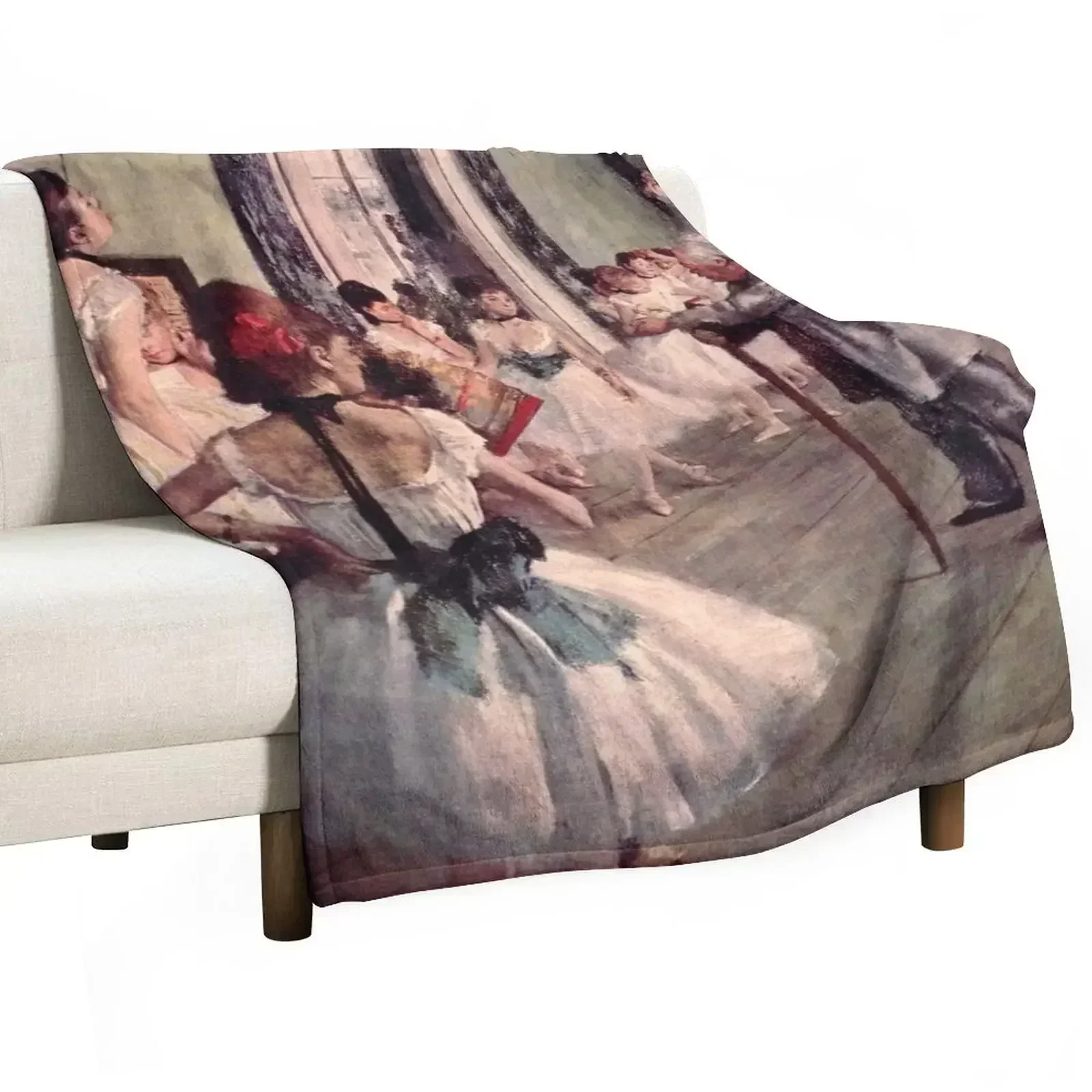 

The Dance Class' by Edgar Degas - The Met Degas Ballerinas Throw Blanket Warm Accent Blanket for Living Room Decoration