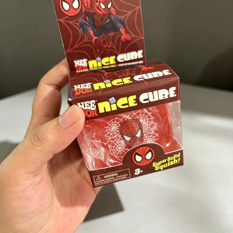 Needoh Ice Cube Spider-Man Squishy-Spielzeug, Maltose-Block-Stressabbau-Fidget-Spielzeug, niedliches Rebound-Squeeze-Ventil-Spielzeug für Kinder und Erwachsene – Detail 5