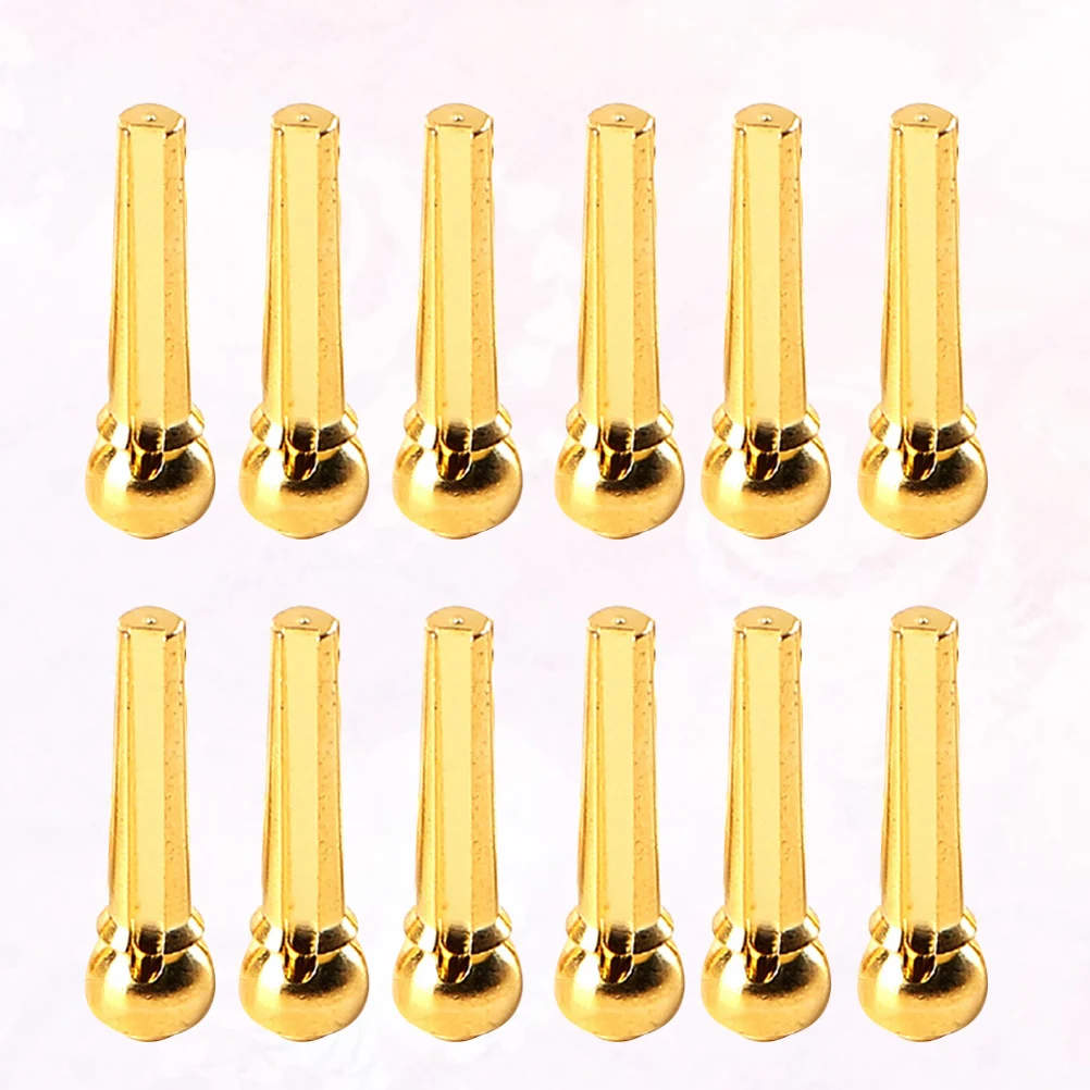 

Guitar Bridge Pin Guitar String Studs Metal Guitar Bridge Pins Brass Guitar Bridge Pins Guitars Replacement