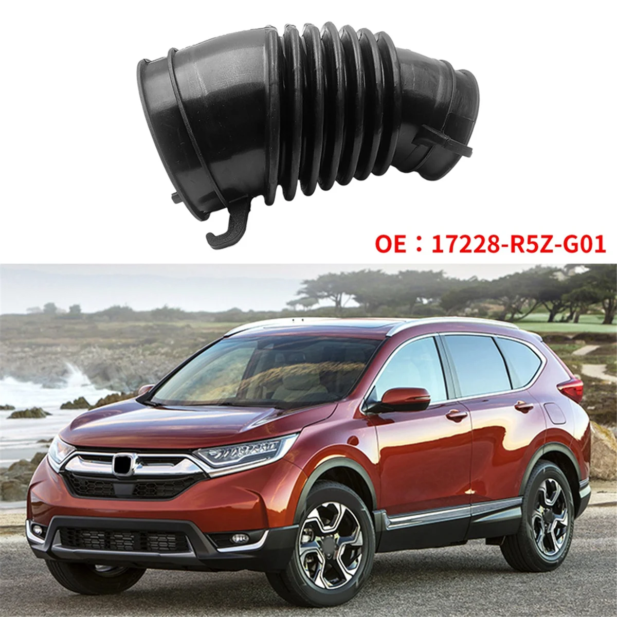 Automotive Air Filter Inlet Pipe Air Inttake Pipe 17228-R5Z-G01 for Honda CRV CR-V 13-17 Honda Parts