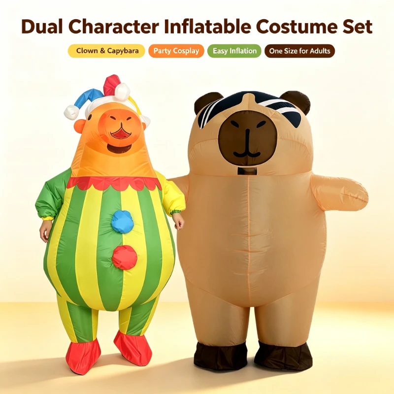 Costumes - Novelty capybara inflatable costume funny clown