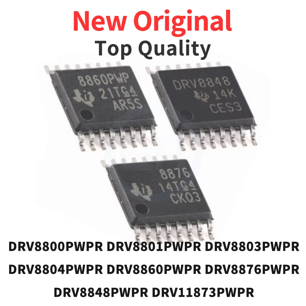 (10 Stück) DRV8800PWPR DRV8801PWPR DRV8803PWPR DRV8804PWPR DRV8860PWPR DRV8876PWPR DRV8848PWPR DRV11873PWPR HTSSOP Original Neue