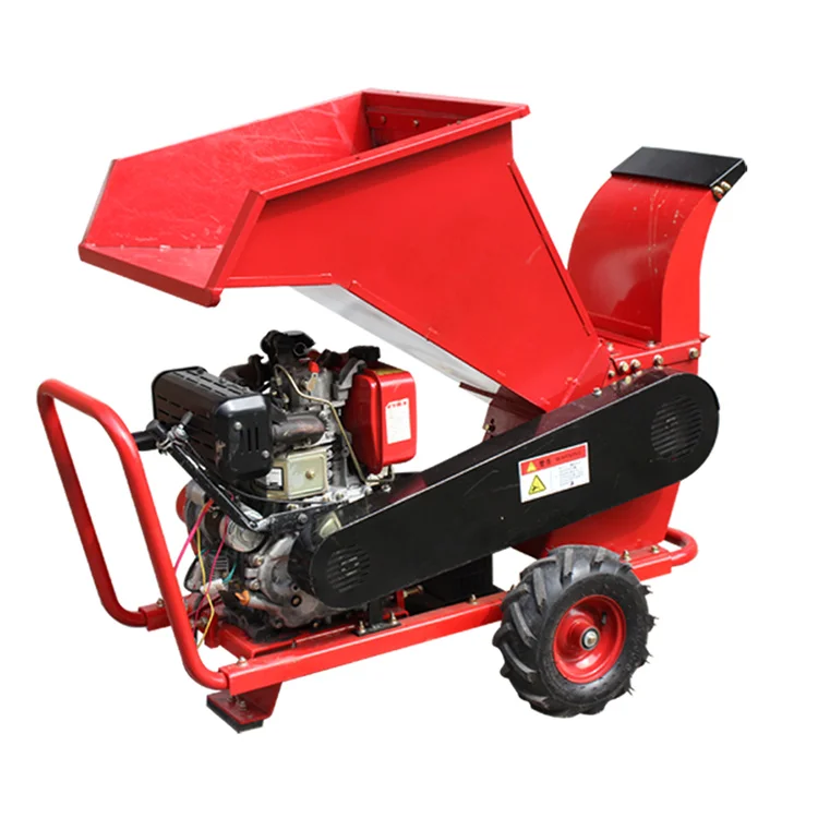 Superfast self feeding 15 petrol powered wood chipper shredder/wood chipper/ATV wood chipper