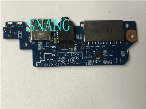 Used  FOR  448.0E606.00SB USB kurulu SD kart kulaklık jakı % 100% test tamam 17B11-SB