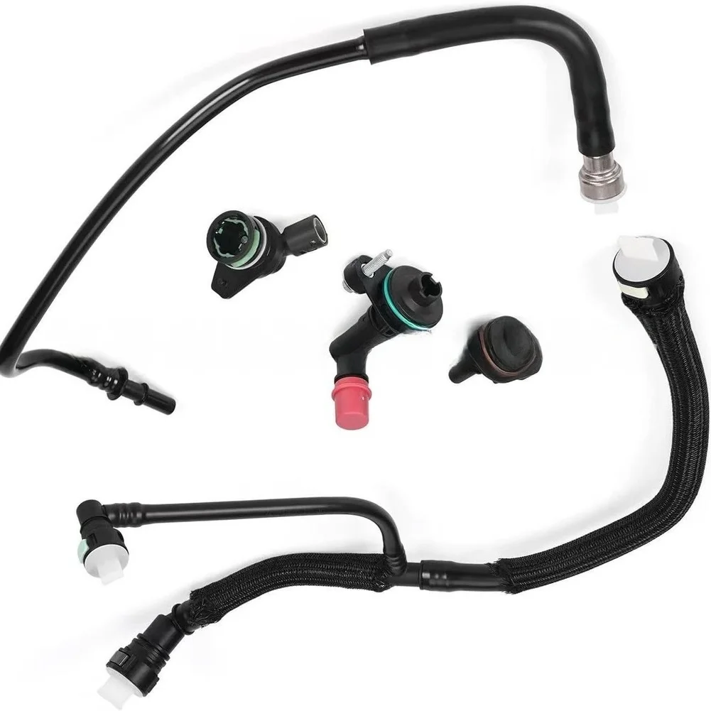 Engine Breather Hose Crankcase Vent Hose Automotive Crankcase Hose PCV Valve Flexible Rubber Sections Vehicle-specific Fit