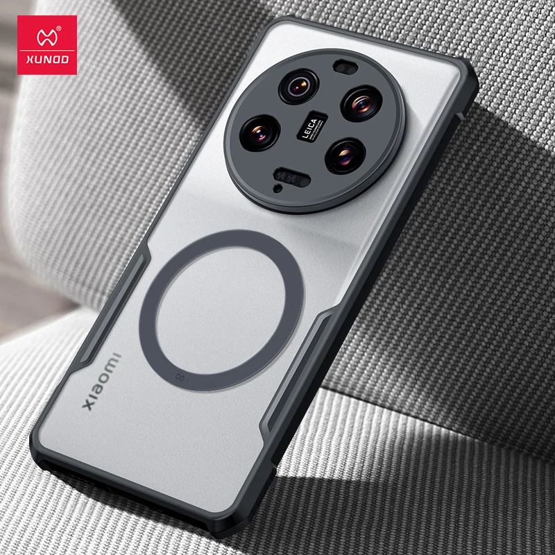 

Магнитный чехол Xundd для Xiaomi 13 Ultra 13, противоударный чехол-бампер с подушками безопасности, защита экрана и камеры, Магнитный чехол-держатель