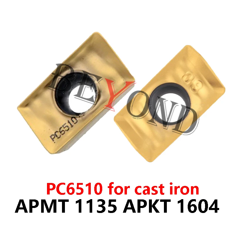 

APMT1604PDR PC6510-K APMT1135PDR APKT1604PDSR-MM PC6510 100% оригинальные карбидные вставки фреза APMT APKT 1604 токарные инструменты