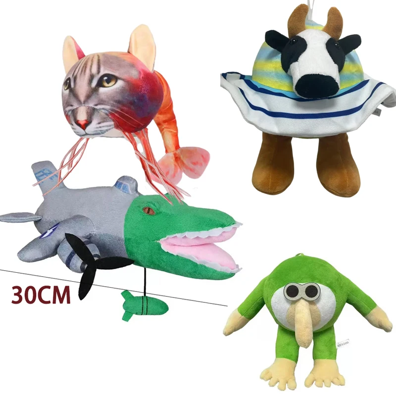 حار نمط Tralalelo Tralala أفخم Tengtung الإيطالية Brainrot Al Tralalero Tralala أفخم دمية محشوة مخدة ناعمة ألعاب مخصصة