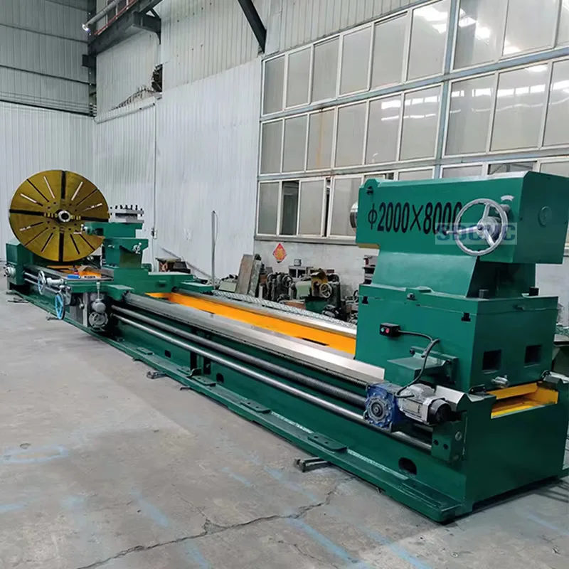 SDCNC High Precision Horizontal Manual Metal Load-Bearing Capacity 16T Heavy Duty Lathe CW61200