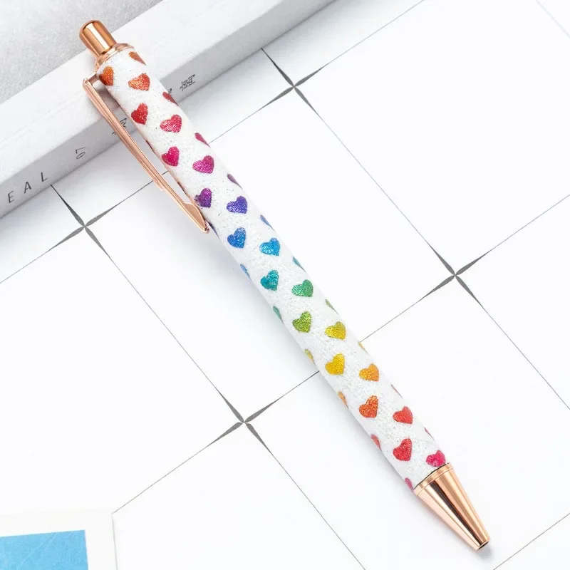 24pcs Creative Press Metal  Ballpoint Pen Luxury Gift Press Ball Pen