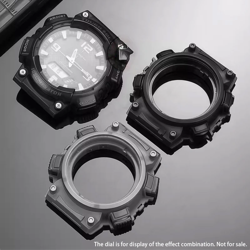 For Casio AQ-S810W/AQS810WC 5208 movement Inner case Replacement Resin inner Shell Watch Case Accessories Black/Grey