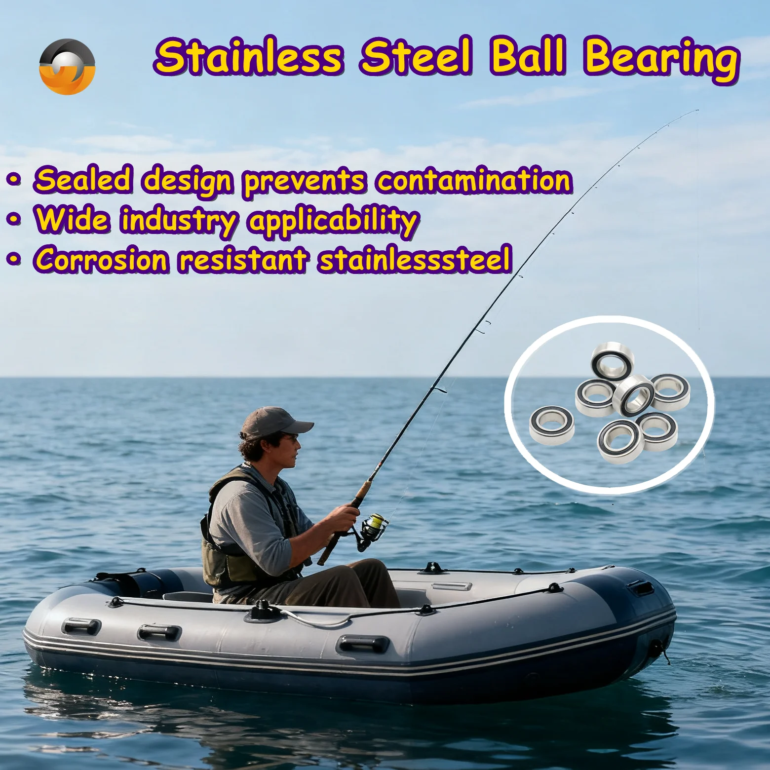 

10Pcs ABEC-7 Stainless Steel Ball Bearings. Assortment includes SMR137RS, SMR63-SMR104, S607, S623, S684, S693, S6901RS.