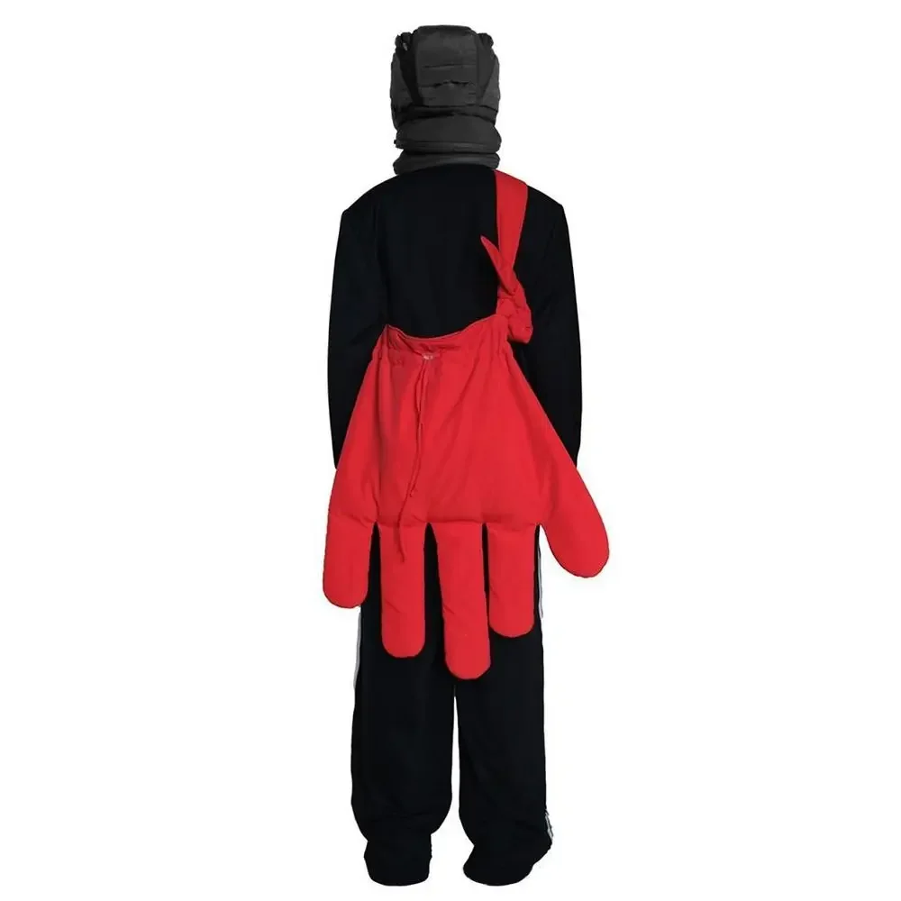 Nuevo Bolsos de guantes de nailon rojo, bolso de hombro estilo callejero de gran tamaño, bolso de compras estilo euroamericano para mujer