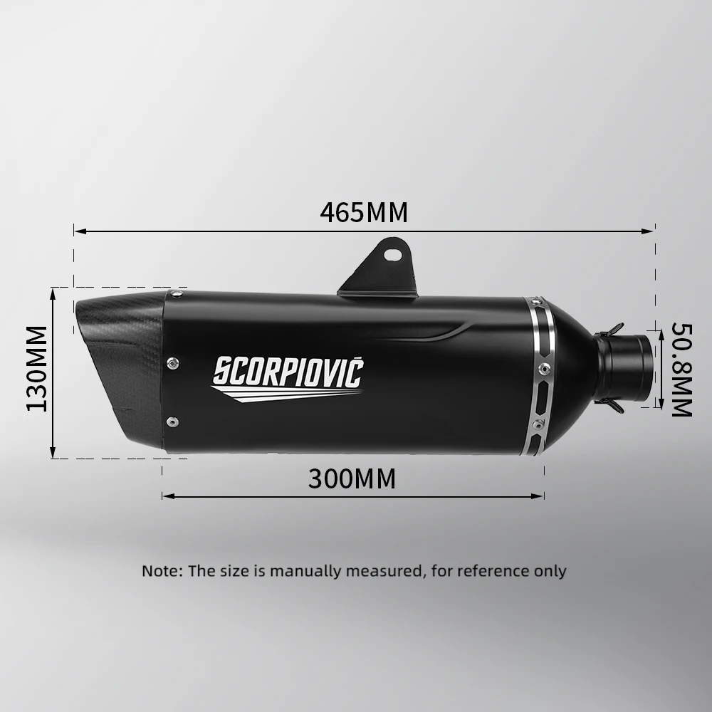 Выхлопной глушитель для мотоцикла с дБ K175, велосипедный глушитель с двумя отверстиями, вход 51 мм, вход