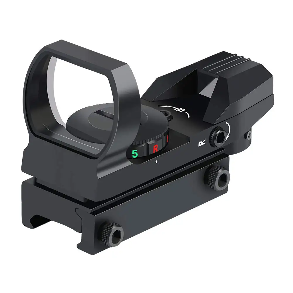 

Feyachi Reflex Sight - Adjustable Reticle (4 Styles) Both Green Red Dot Sight For Rifle Hunting Scopes