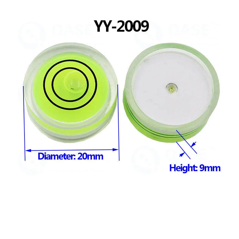 Dia 20mm flangia livella a bolla orizzontale Bullseye perline blister per bilancia elettronica Balance Camera 1 pz