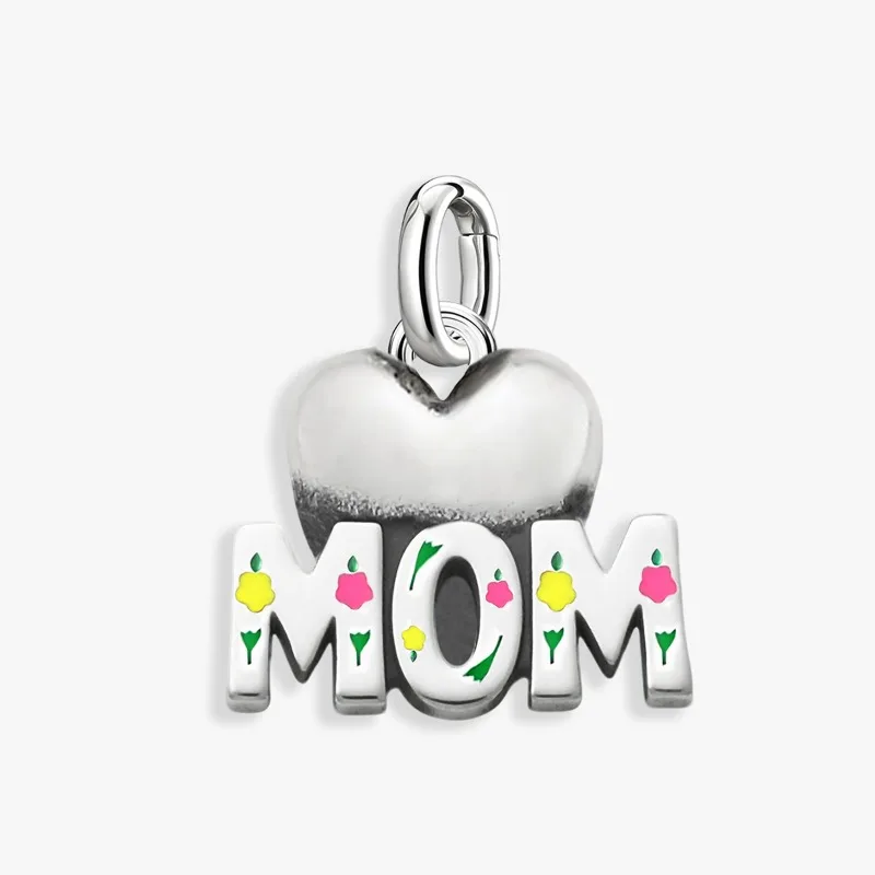 Adjustable 925 Sterling Silver  Vintage Pendants Bouquet Cake Charms Beads Fit Original Bracelet Necklace DIY Jewelry - view 4