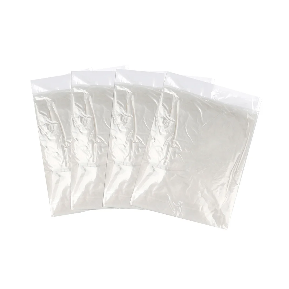 

4Pcs Windproof Waterproof Disposable Raincoat Hooded Adult Poncho for Hiking Camping Travel Adult Disposable Raincoat