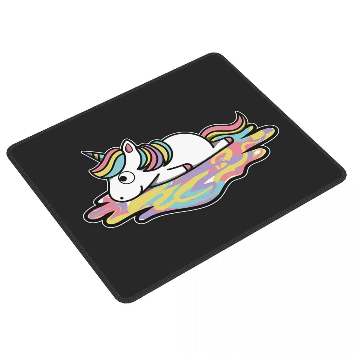 Unicorn In A Puddle Of Paint Mouse Pad Computer Keyboard Mouse Mat Gaming Laptop Desk Mat Office Accessories Table Mats
