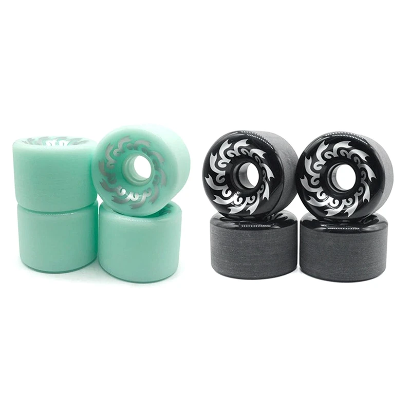 4 pezzi accessori per Skateboard doppio Warping 70 x51mm 82A disco scorrevole mola ruote a bordo lungo