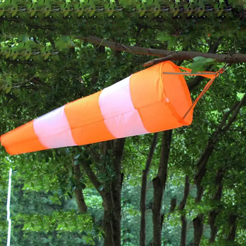 

Orange Reflective Wind Bag Weather Vane Outdoor Meteorological Weathervane Oxford Fabric Waterproof Wind Warning Beacon Windsock