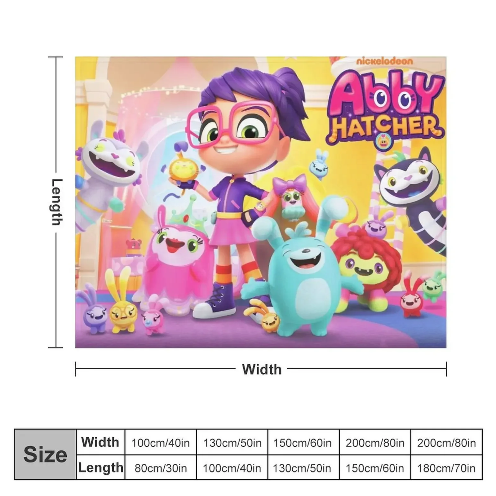 Abby Hatcher characters fuzzly catcher abby hatcher season 2 abby hatcher adventure bike MO and Bo Throw Blanket