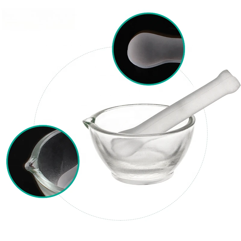 1pcs Lab Glass Mortar, Research Bowl, Mashing Bowl, Diameter 60/75/90/120/150/180mm. Best Tool..