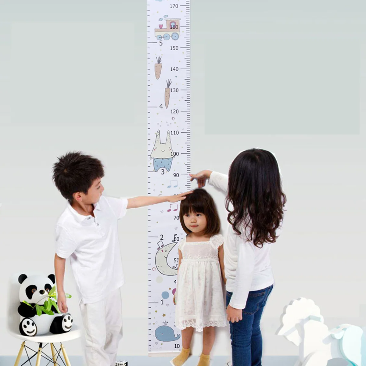 

Kids Growth Chart Height Ruler Wall Sticker Children Measurement Decoration Hanging Decal Nursery Bathroom Office