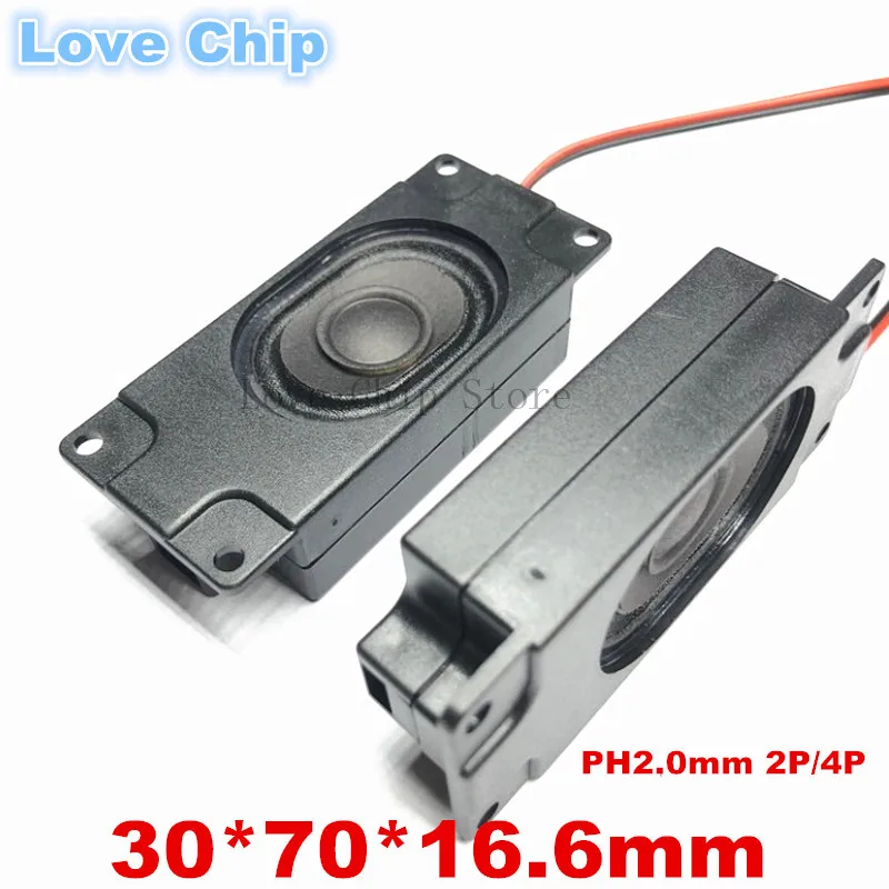 

1 пара портативных аудиодинамиков 3070 4 Ом/8 Ом 3 Вт компьютерный динамик рекламный ЖК-телевизор колонки громкоговоритель прямоугольный динамик