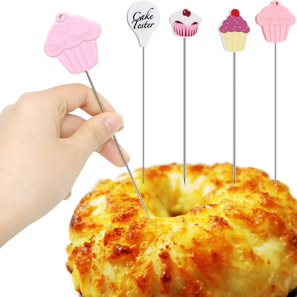 

Stainless Steel Muffin Fondant Kitchen Utensil Testing Pastry Accessories Biscuit Needle Cake Tester Cupcake Probe Baking Tool