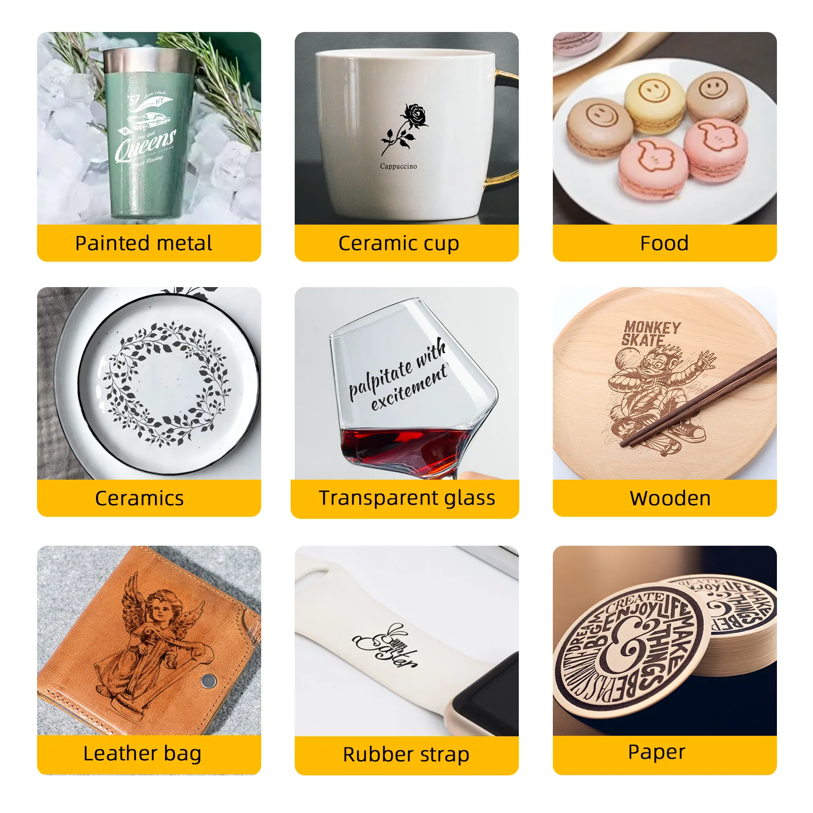 Portable Mini Desktop Electric Laser Engraver for Metal Marking, Wood Board Cutting and DIY Engraving