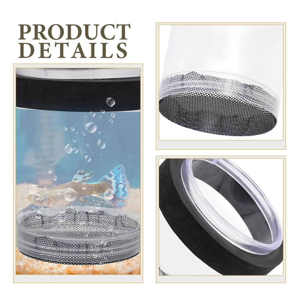 

Fish Breeder Box Floating Spawning Tank Hatchery for Pregnant Guppies Transparent Cover Protect Newborn Fry Safe Healthy Plastic