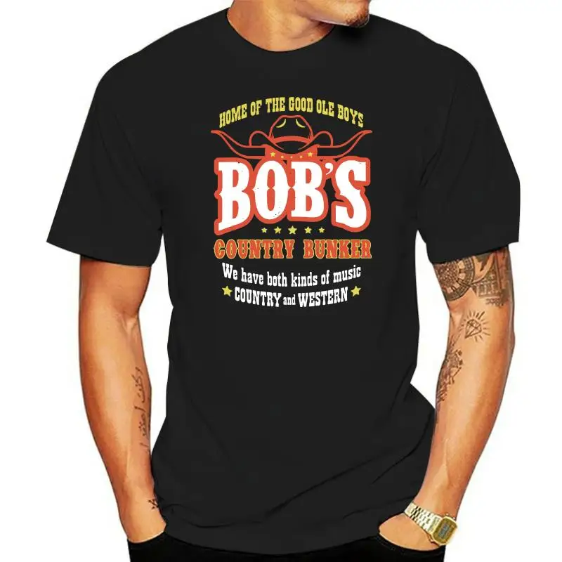 Blues Brothers Inspired Bob's Country Bunker T-shirt Retro 80's Music Film NEW Outdoor Wear Tee Tshirt