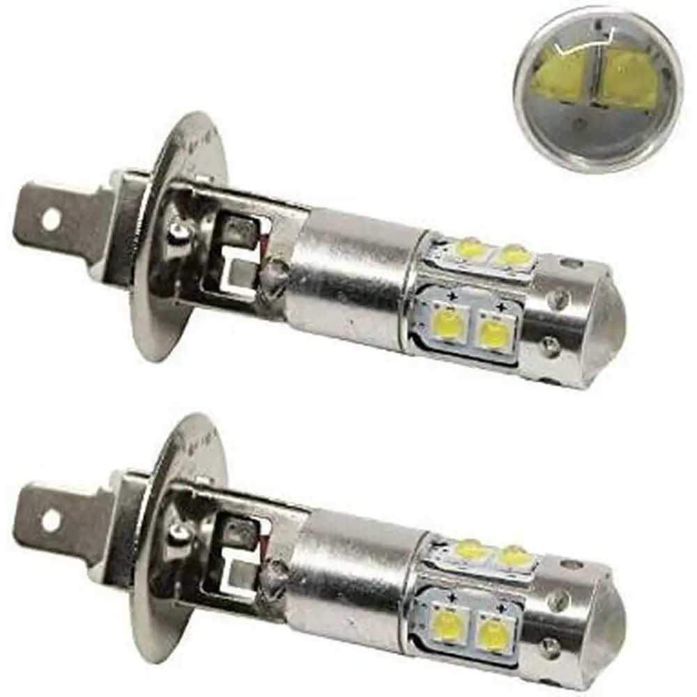 10V-30V  Car LED Fog Light Bulbs  Yellow Front Driving Lights DRL Daytime Running Lights Headlight Bulb