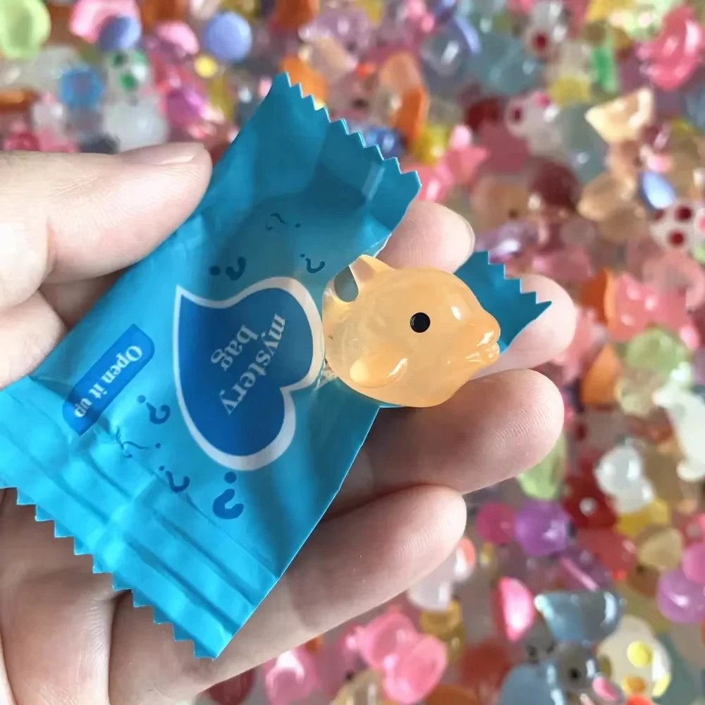 

5/80 Pieces Of Mini Blind Box Resin Animal Creative Home Micro Cute Decoration Dolphin Party Ornaments Blind Bags Birthday Gifts