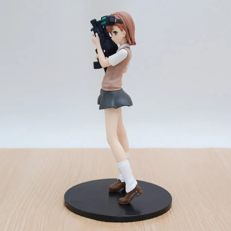 Neue 17 cm Anime einen bestimmten Index magische Misaka Mikoto Railgun Mädchen Anime Figur Actionfiguren PVC Cartoon Anime Modell Spielzeug vorhanden – Detail 5