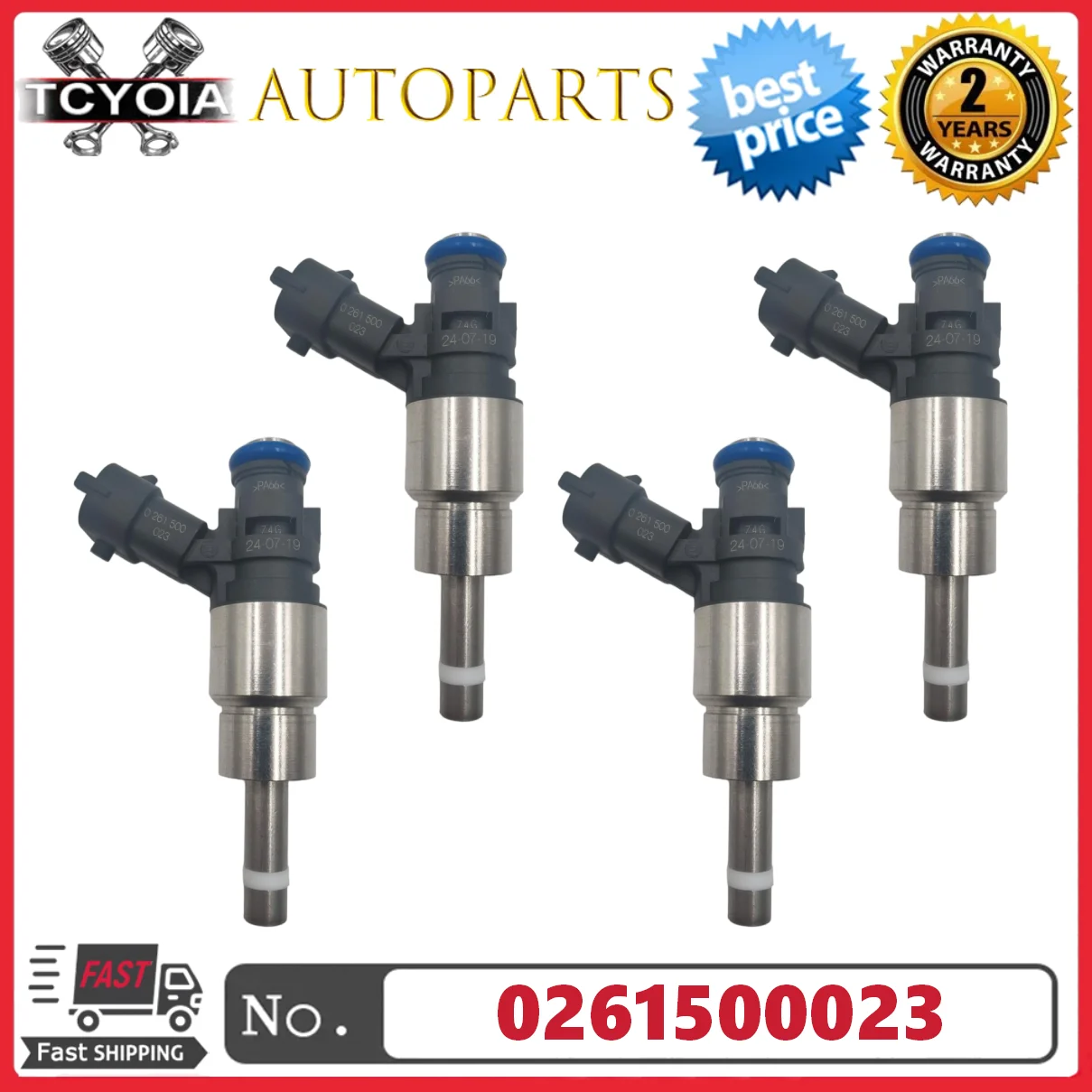 

1/4 шт. топливных форсунок 0261500023 55182629 71792989, подходят для Alfa Romeo 159 Brera Spider 2.2 2005-2011 гг.