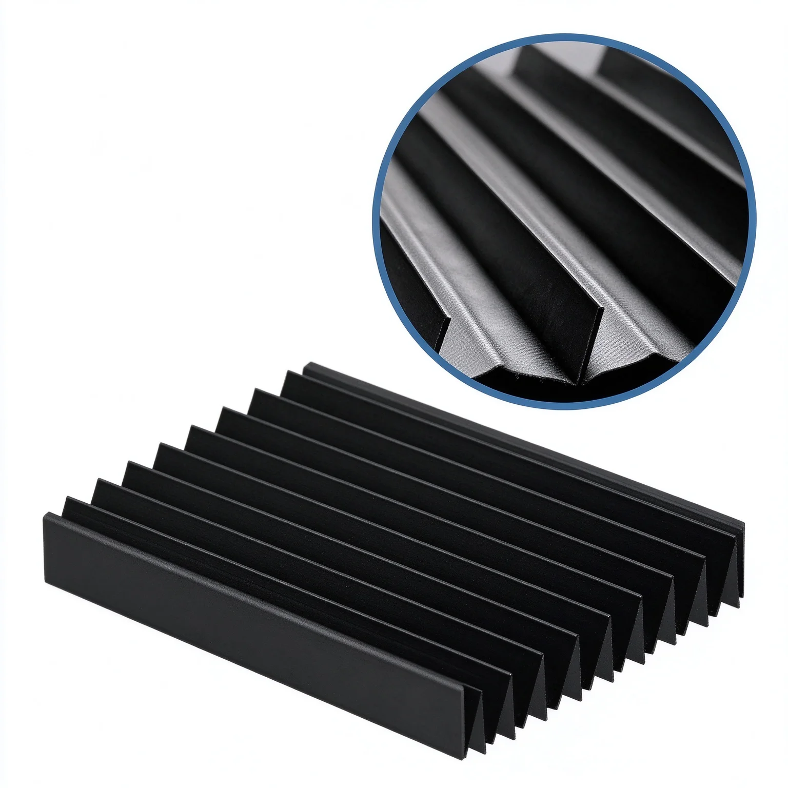 Custom made T7 Accordion bellows cover, width 315mm , height 30mm,Lmax 1950mm