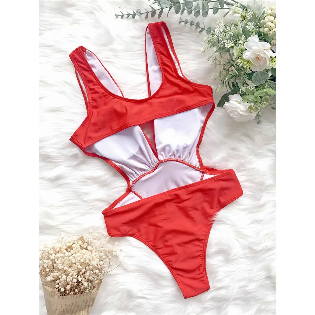 2026 Neuer sexy einteiliger Badeanzug mit tiefem V-Ausschnitt in 3 Farben, Damen-Badebekleidung, gepolsterter Monokini-Badeanzug, Badeanzug für Damen, V2926 – Detail 23