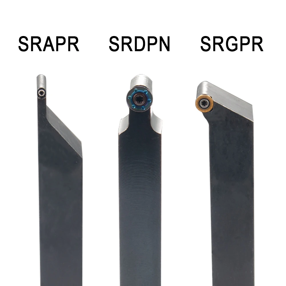 SRDPN1212H10 SRGPR1010H10 SRAPR1010H10  External Turning Tool Holder Boring Bar RPMT10T3MO RPMT08T2MO Carbide Inserts