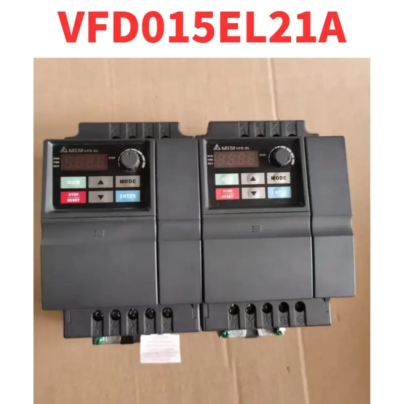 

Second-hand test OK VFD-EL series VFD015EL21A Delta frequency converter, 1.5KW / 220VTest delivery