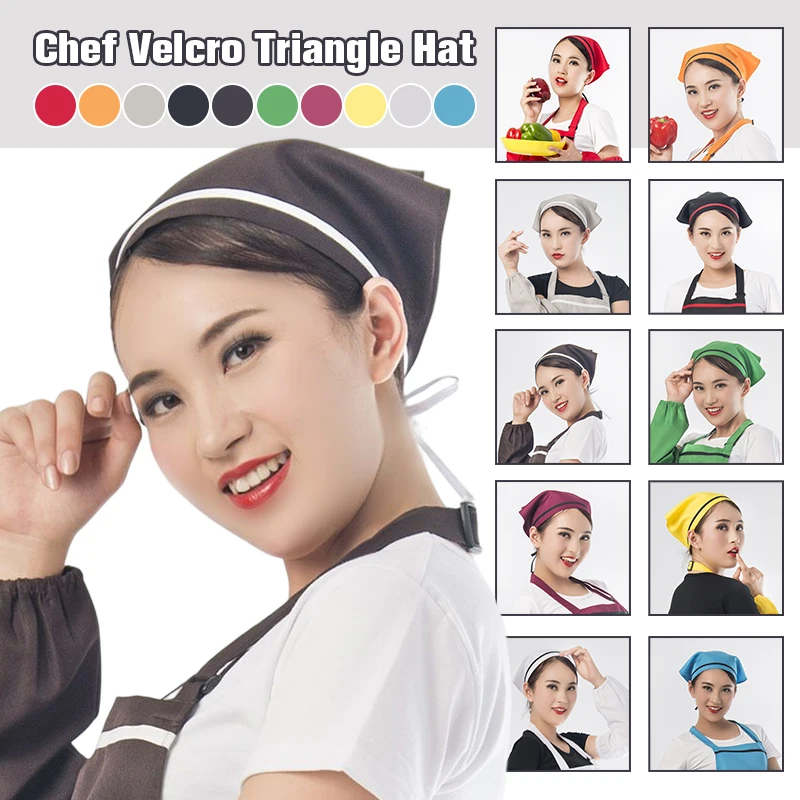 Unisex Kitchen Baker Hat Catering Cooking Cap Restaurant Waiter Working Cap Elastic Cuisine Headscarf Food Shop Chef Hat