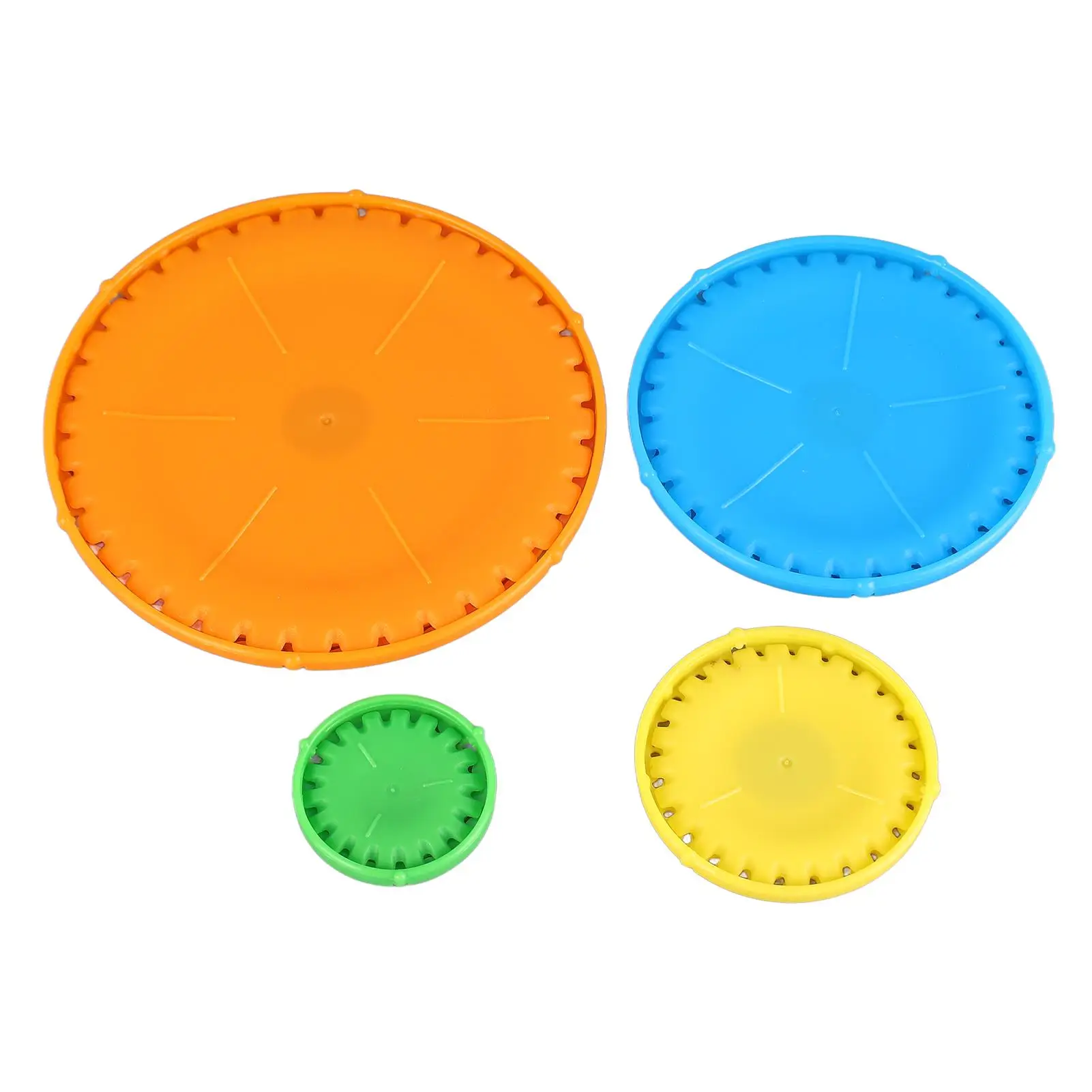 

Round Flower Maker Plates: Professional, Quick & Easy, 4 Sizes for Fabric Flower Making