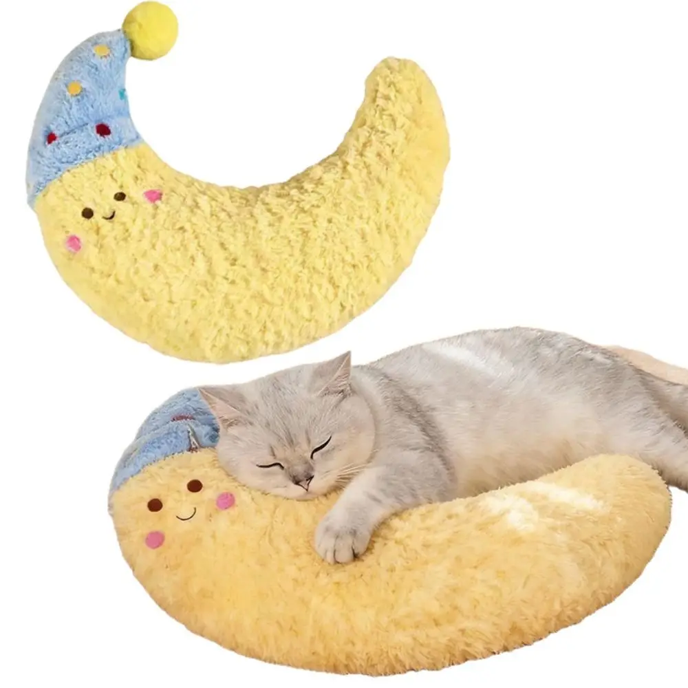 New U-Shaped Pet Sleep Pillow Thick Filling Warm Dog Pillow Soft Cervical Support Cat Pillow Cat Dog